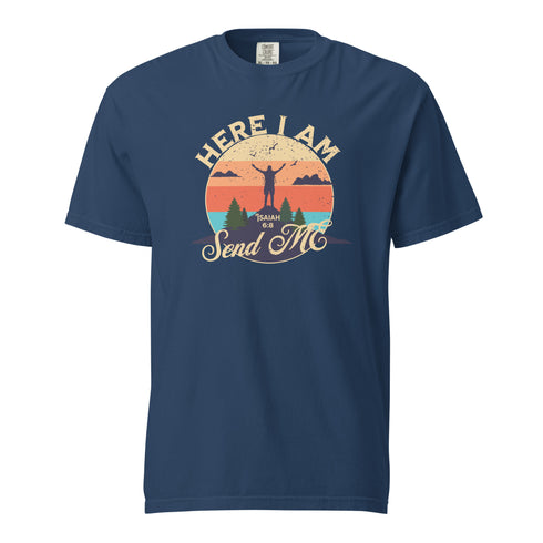 Here I am Send ME Christian Bible Verse T-Shirt